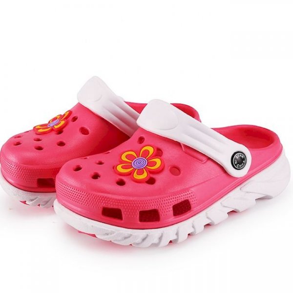 1709 drop shipping Children Mules Clogs Kids Summer Garden Shoes Girl Boy Beach Shoes Candy Color Hole Baby Shoes EUR 24-35