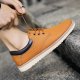 Men's Leather Casual Shoes, Wear-resistant Non-Slip Flats, Spring And Summer