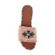 Birman Ludovica Embellished Raffia Slide Sandals