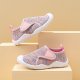 Girls Walking Shoes Lightweight Breathable Knit 2023 New Casual Sneakers For Toddlers Spring And Summer