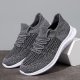 Men Walking Shoes Lightweight Breathable Mesh Casual Knit Sneakers Spring And Summer