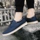 Men's Leather Casual Shoes, Wear-resistant Non-Slip Flats, Spring And Summer